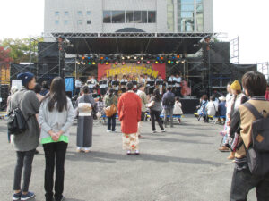 3×5間イントレルーフステージプラン 会場イメージ