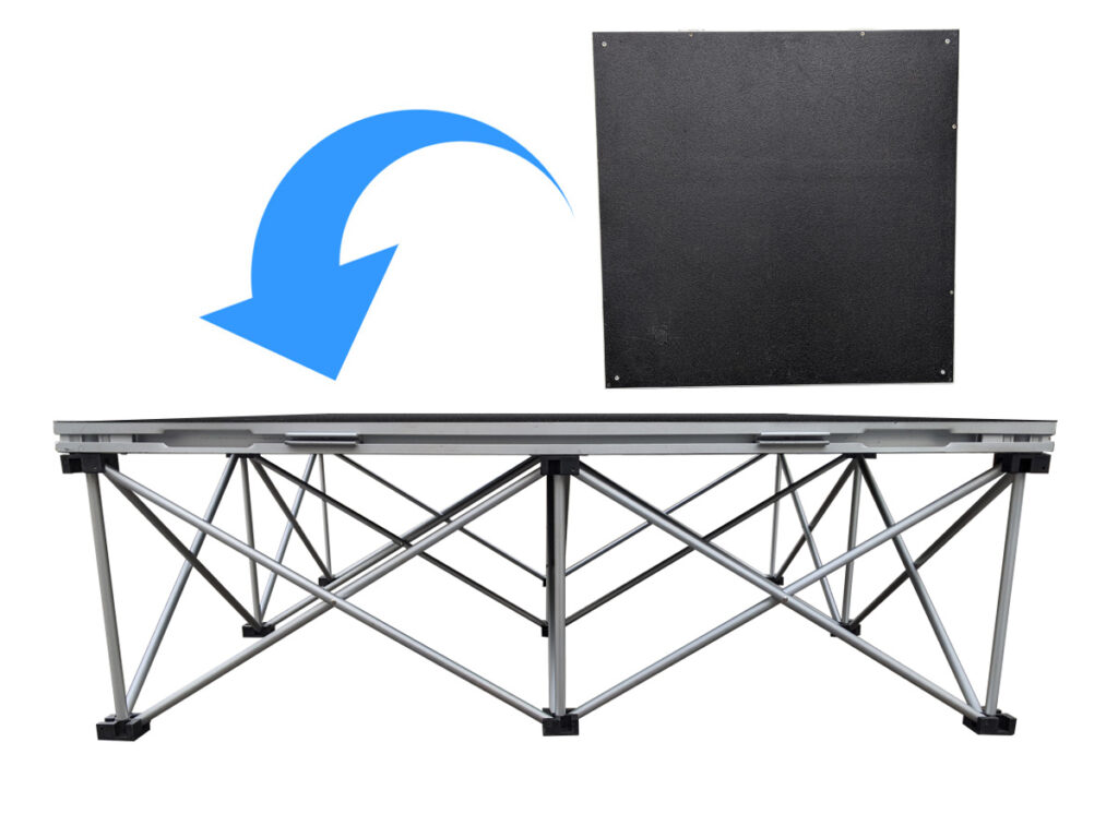 折りたたみステージ(60cm) 設営方法2