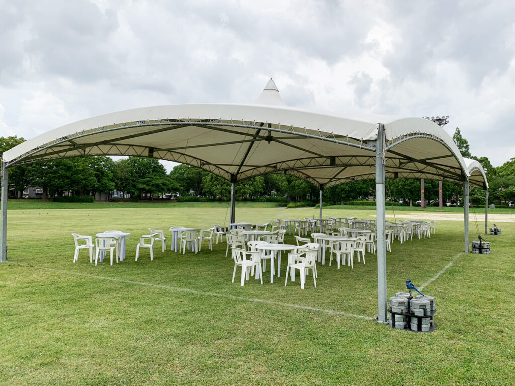 10×10mビッグパワーテントレンタル 株式会社共栄美装は東京 大阪 名古屋など全国対応！