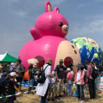 うさぎエアードーム 実施風景