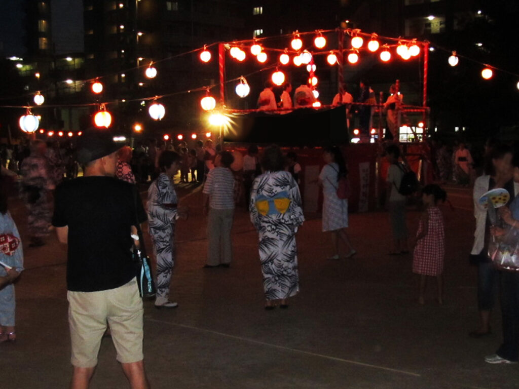 櫓 夜間