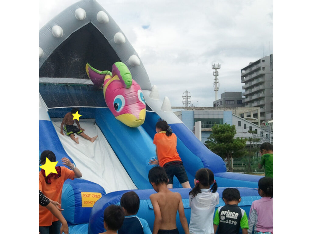 シャークスライダー 実施風景
