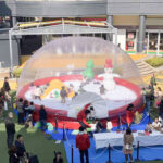 サンタボールプール 設営風景