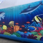 冷却ミストテント(海の仲間) 海中の様子