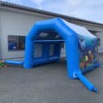 冷却ミストテント(海の仲間) 出入り口