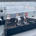 3間×5間パイプテント(透明) 会場風景