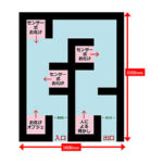 洋風お化け屋敷 レイアウト