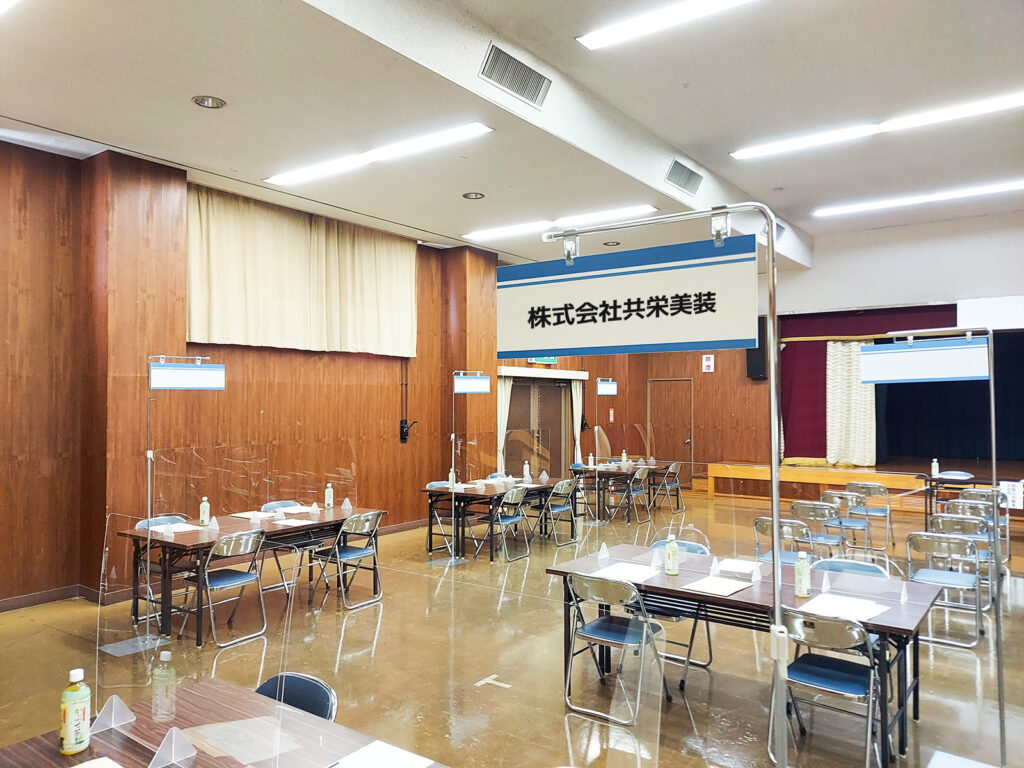 L字ポップスタンド 使用写真1