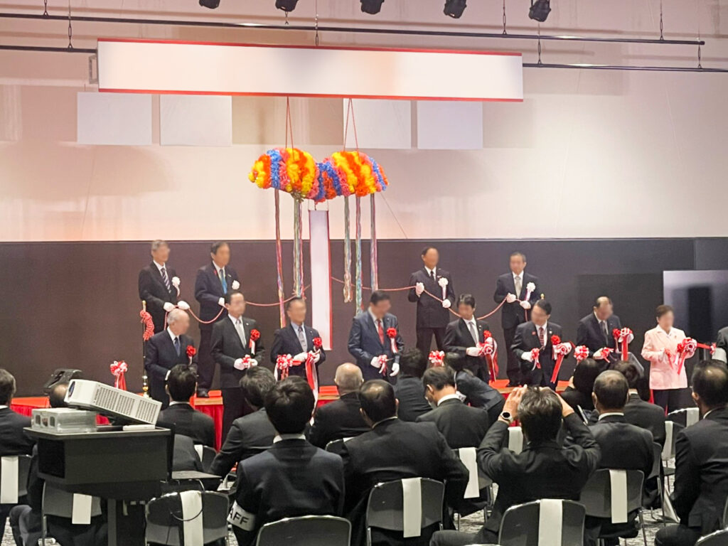 テープカット式 会場風景