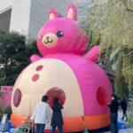うさぎエアードーム レンタル 使用イメージ