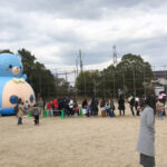 水色くまドーム 実施風景1
