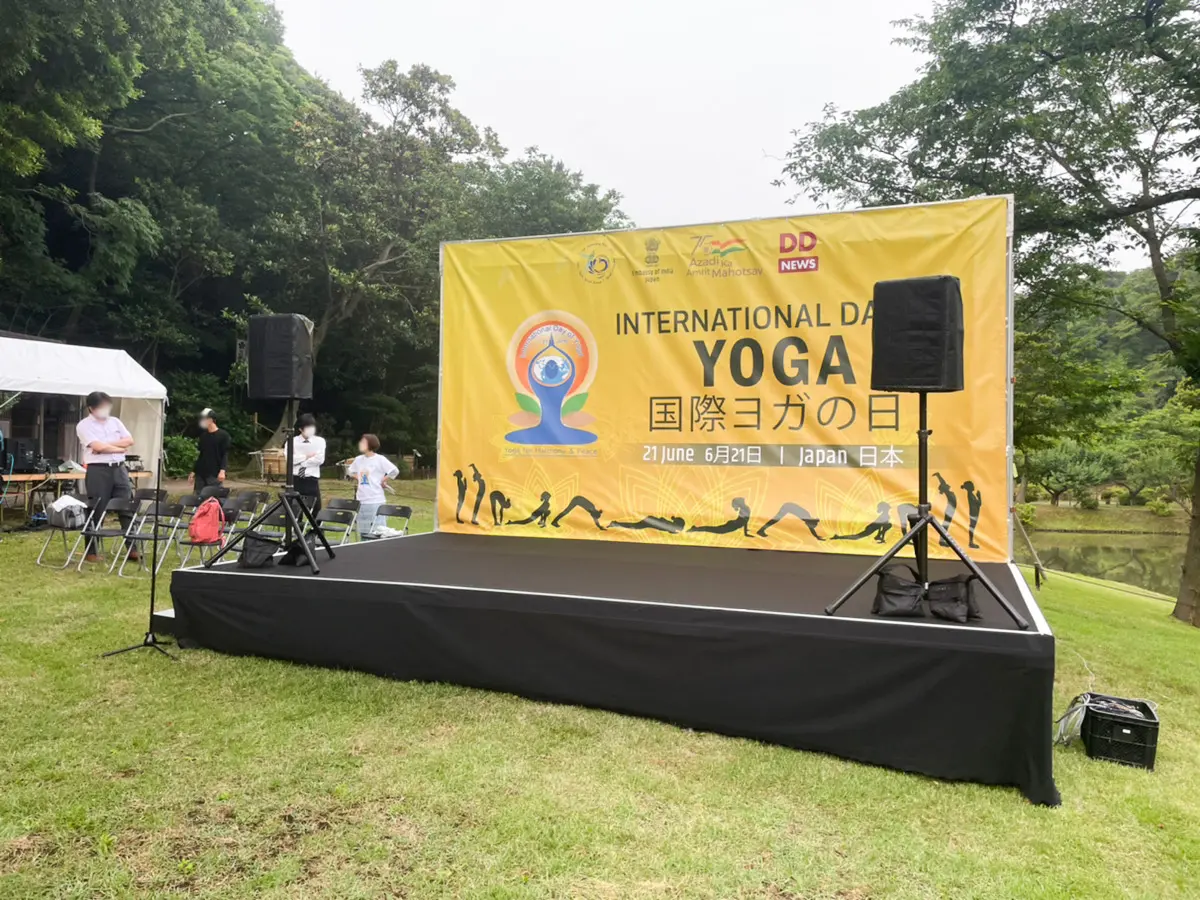 ヨガイベント 現場イメージ1