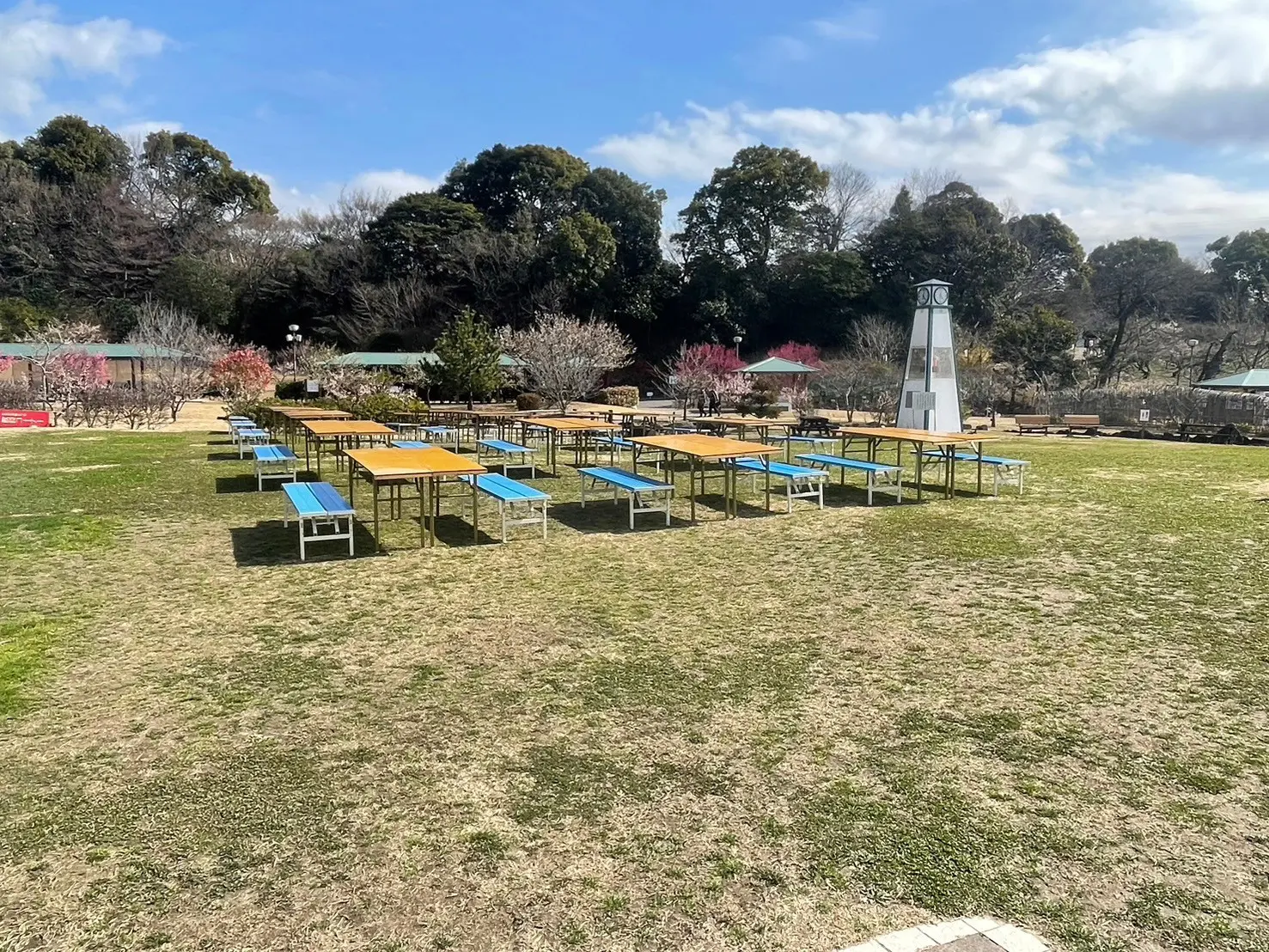 第33回佐布里池梅まつり 施工風景8