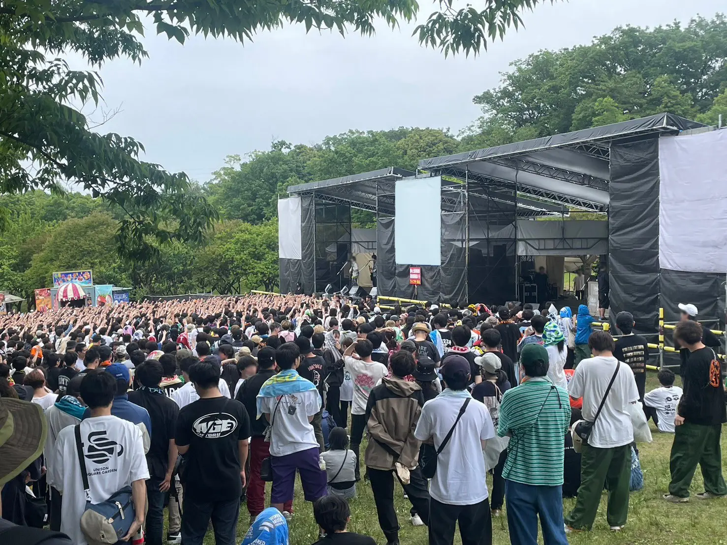 イントレルーフステージ 施工風景4