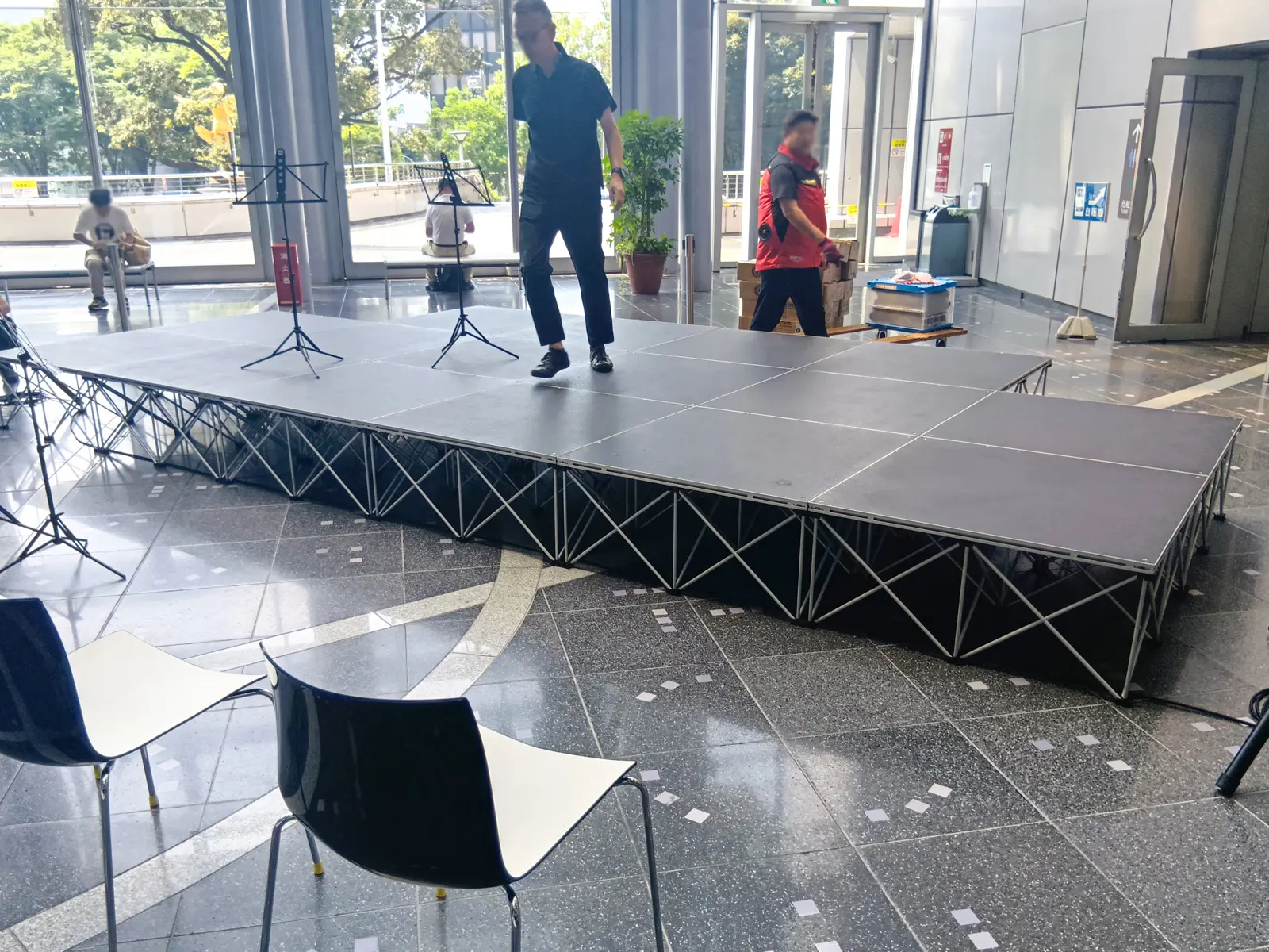 コンサート 施工風景2