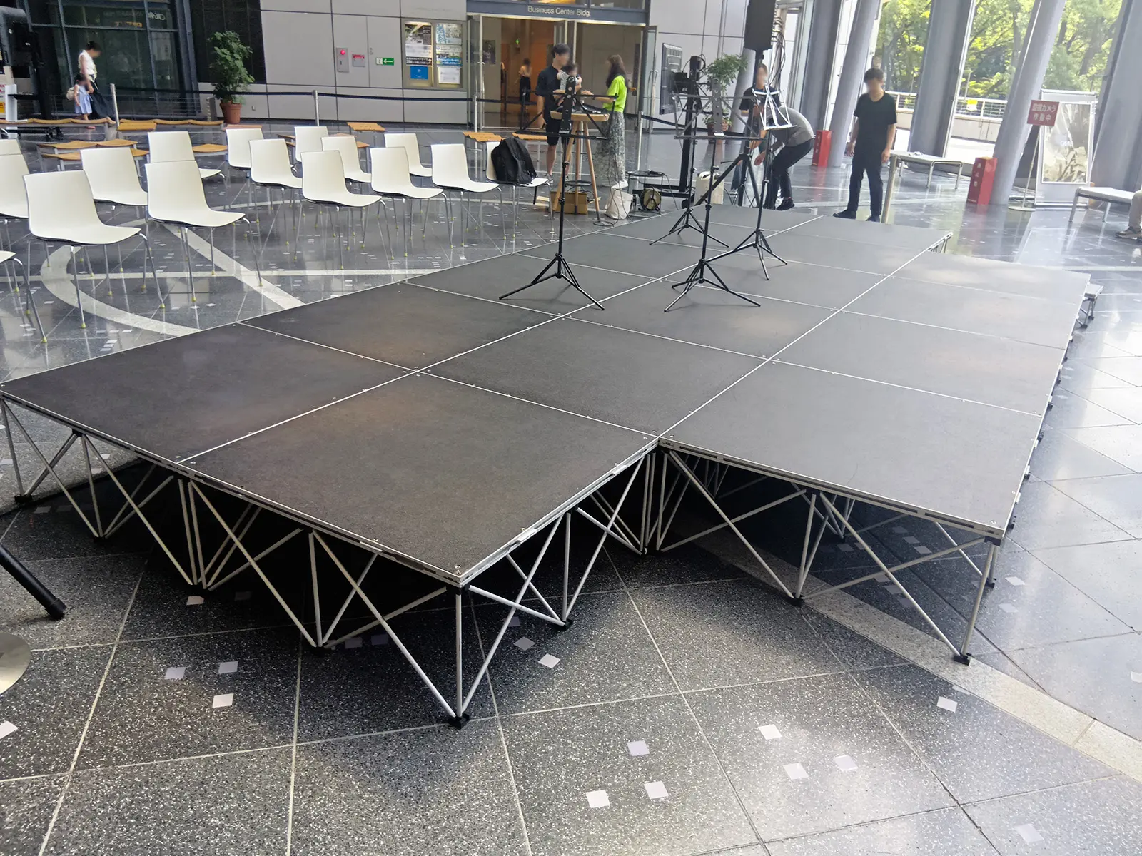 コンサート 施工風景3