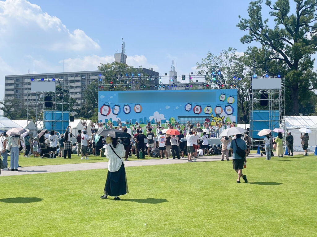 世田谷区のお祭り本番 メインステージ8