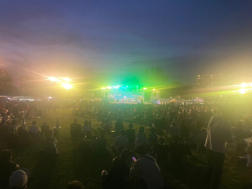 世田谷区のお祭り本番 夜間2