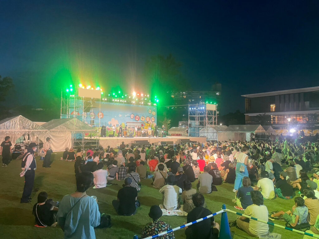 世田谷区のお祭り本番 夜間5