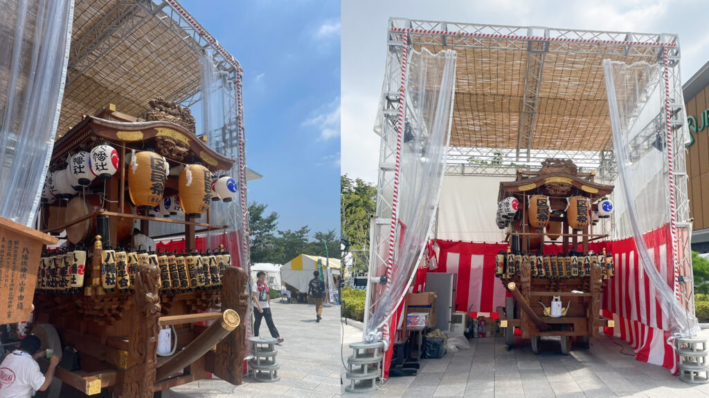 世田谷区のお祭り本番 地車(だんじり)1