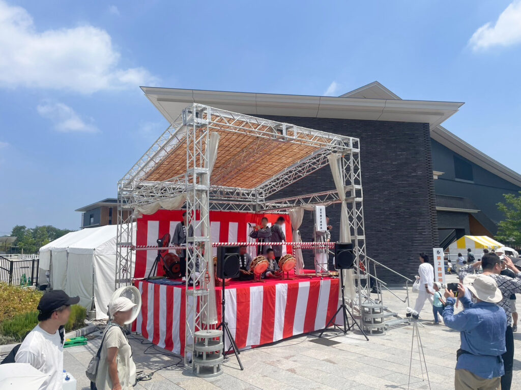 世田谷区のお祭り本番 演目舞台3