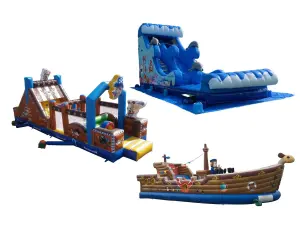 海賊船エアー遊具セット