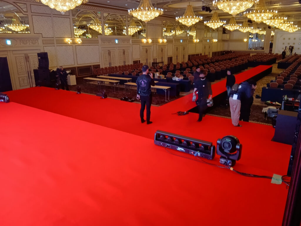 名古屋東急ホテルで社内表彰イベントの会場設営をしてきました! イメージ9