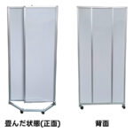 ボックス型試着室 正面と背面