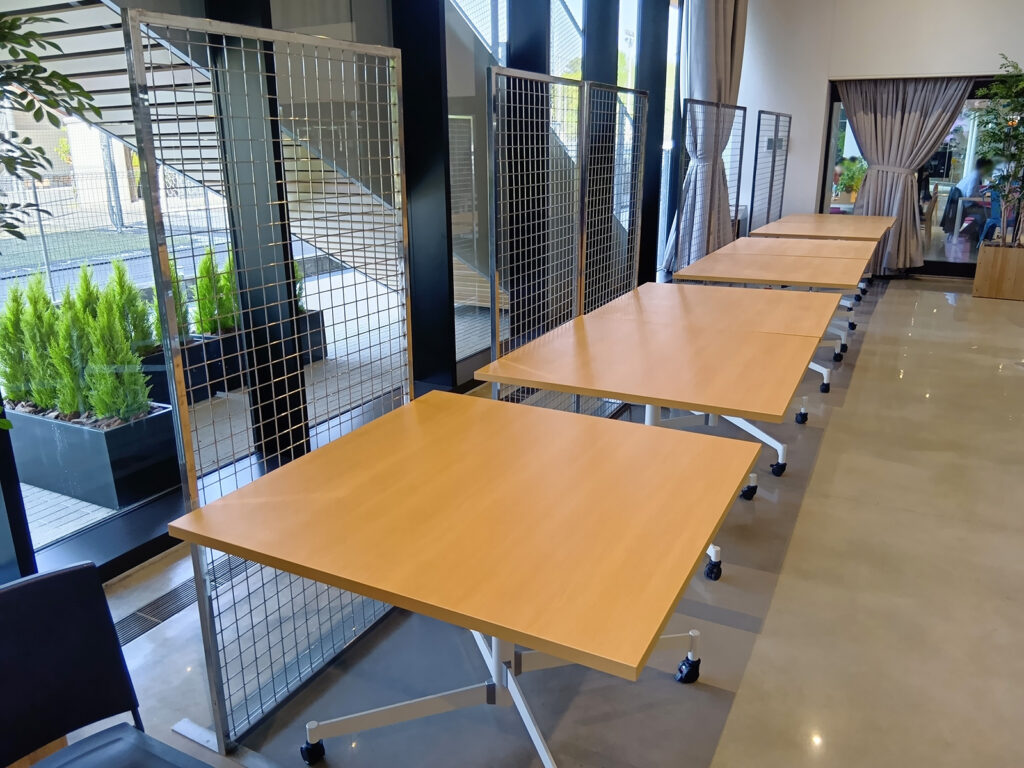 メッシュパーテーション 使用風景1