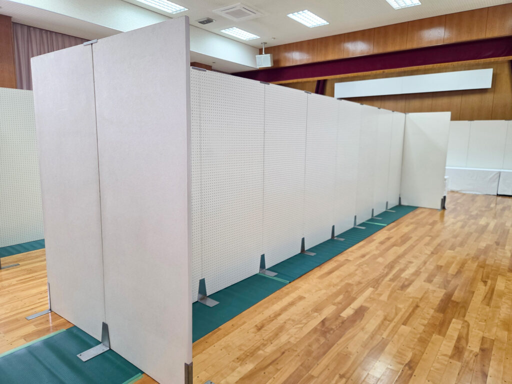 愛知県みよし市で文化祭の設営をしました3