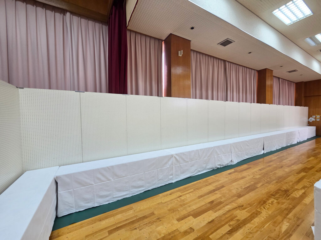 愛知県みよし市で文化祭の設営をしました4