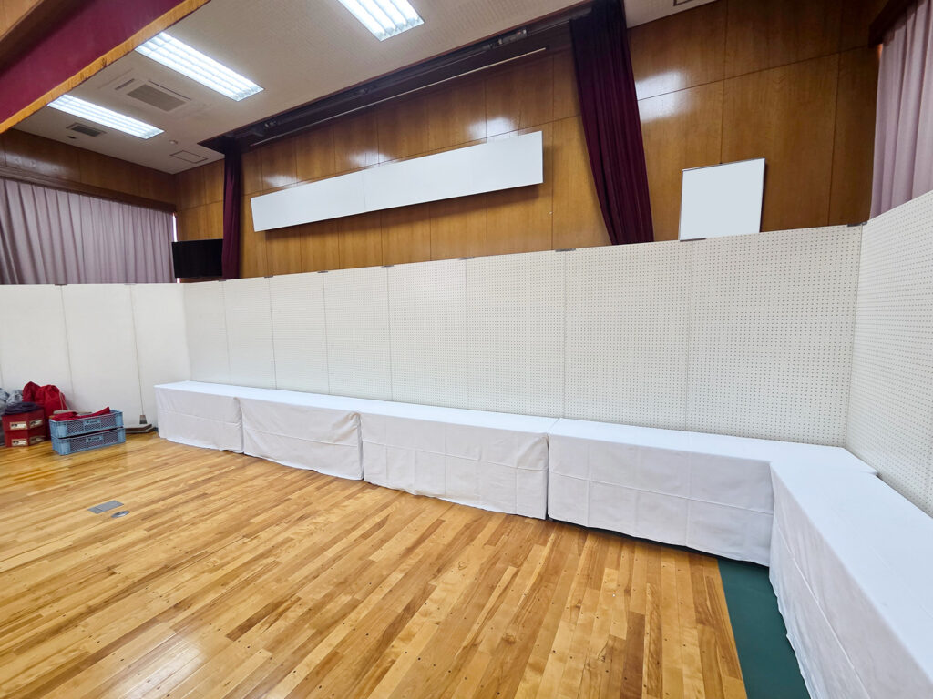 愛知県みよし市で文化祭の設営をしました5