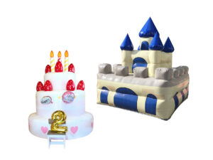 フォトバルーンセット(お城とケーキ)