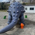 リアル恐竜ミストバルーン(アンキロサウルス) 後ろ姿