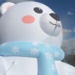 シロクマミストバルーン アップ