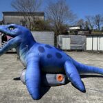 リアル恐竜ミストバルーン(モササウルス) 側面