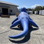 リアル恐竜ミストバルーン(モササウルス) 背面