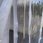 現場用クール休憩所(スポットクーラー付き) 横幕
