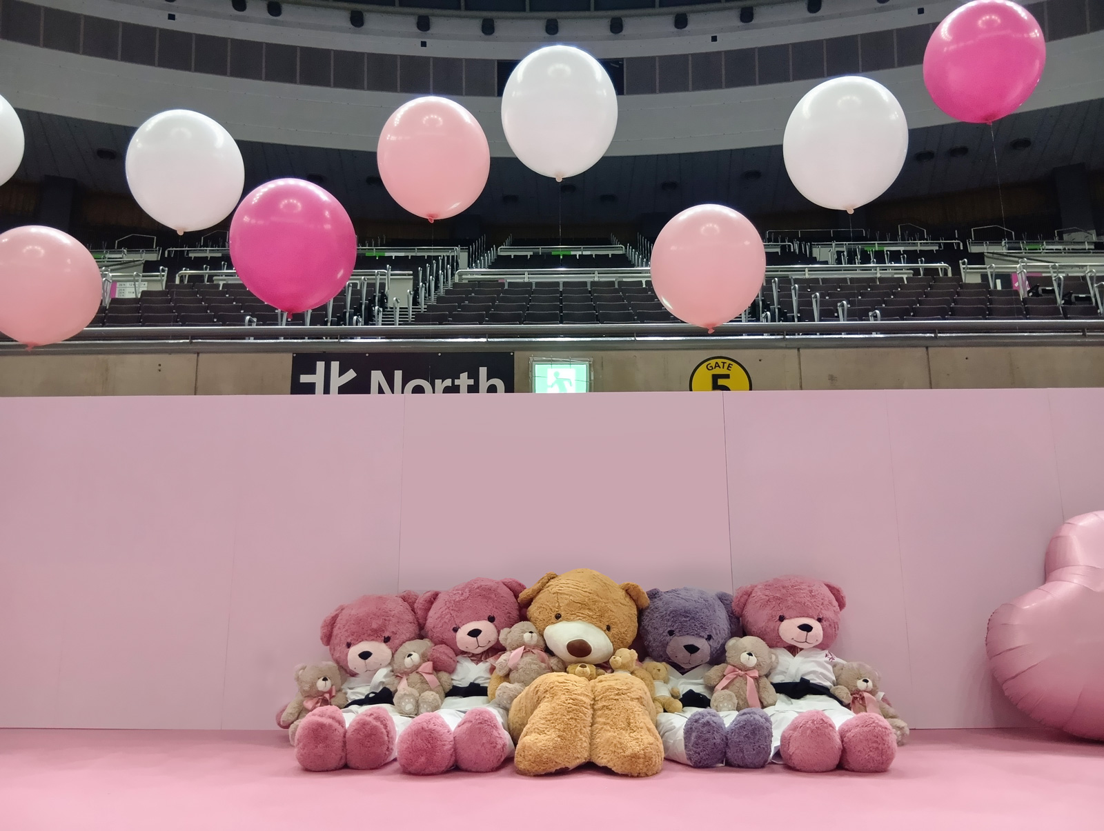 クロコくんホール旧 日本ガイシホールでの会場設営 会場を設営4